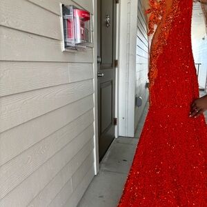 Prom Dress for sale One sleeve dress with a slit